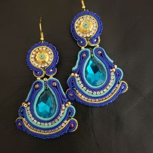 "Marrakesh" handmade dangle earrings